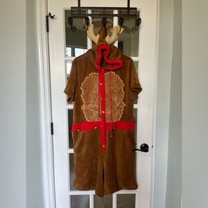 Hooded Reindeer Body Suit